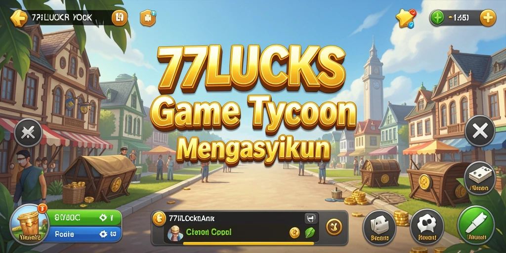 Tampilan gameplay Tycoon yang menarik di 77LUCKS.