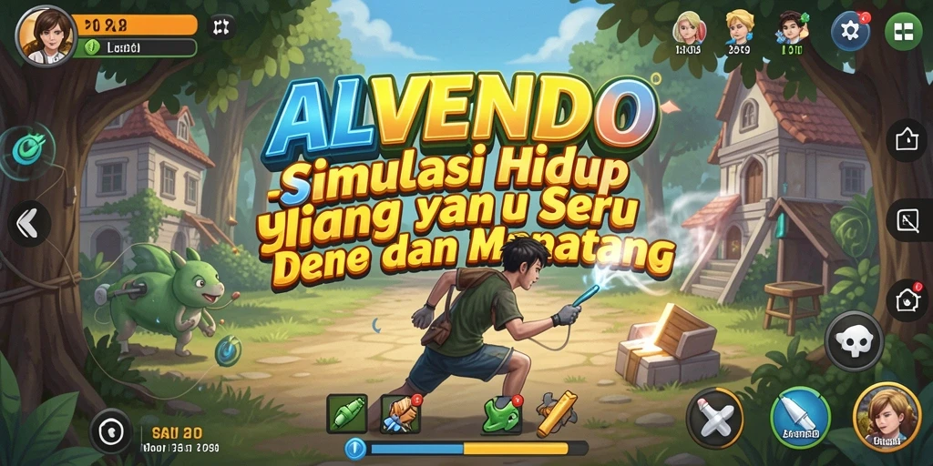 Tampilan gameplay ALVENDO yang menggugah selera pemain Simulation.