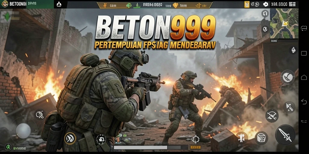 Tampilan gameplay BETON999 yang intens dan penuh aksi.