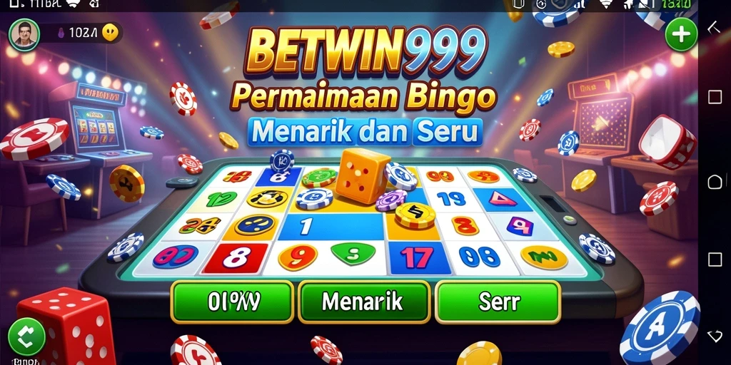 Tampilan utama gameplay Bingo di BETWIN999 yang seru dan interaktif.