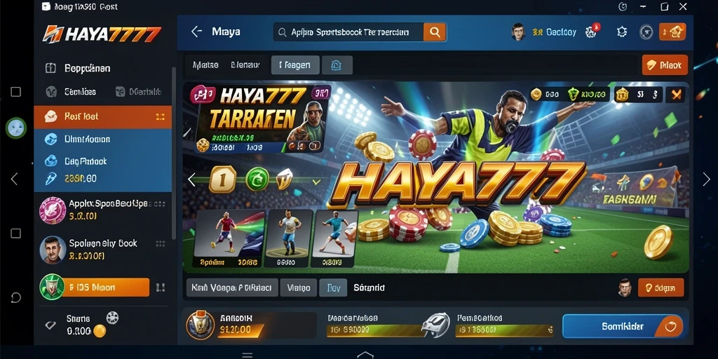 Tampilan gameplay HAYA777 menampilkan fitur taruhan yang menarik.