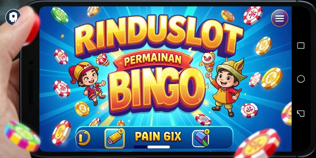 Screenshot gameplay RINDUSLOT menampilkan suasana Bingo yang menegangkan dan seru.