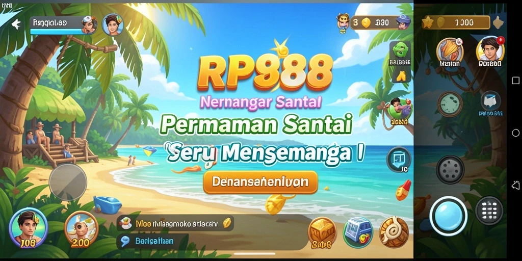 Screenshot RP888 menampilkan gameplay yang ceria dan menghibur.