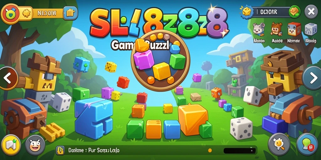 Tampilan gameplay SL888 yang menantang dan seru di level Puzzle.