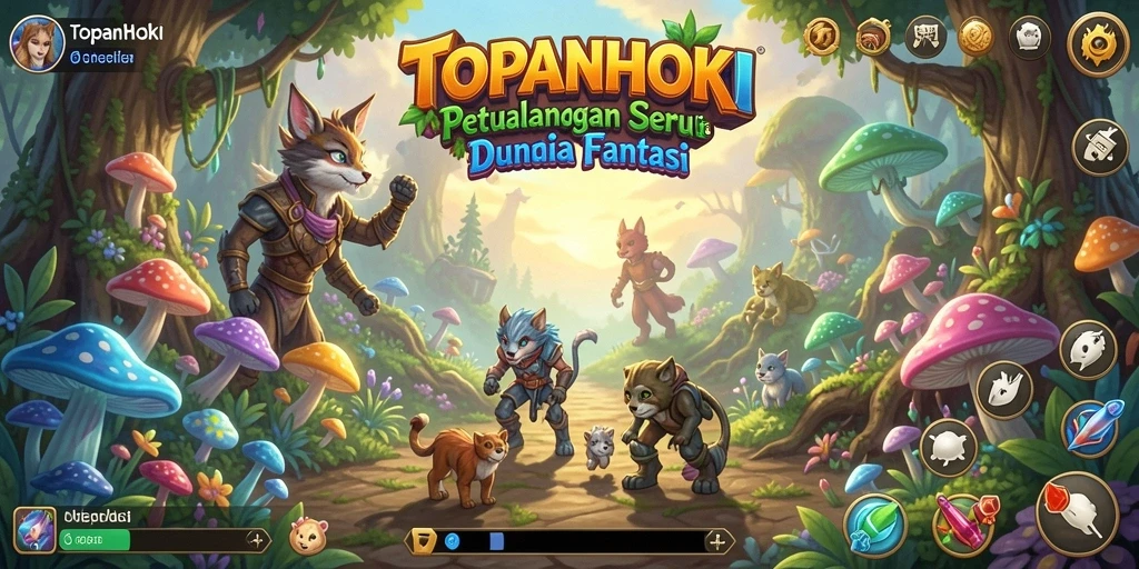 Tampilan gameplay <strong>TOPANHOKI</strong> yang penuh petualangan dan grafis menakjubkan.